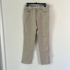 Peter Millar Mens Light Beige Linen jeans style pants 34